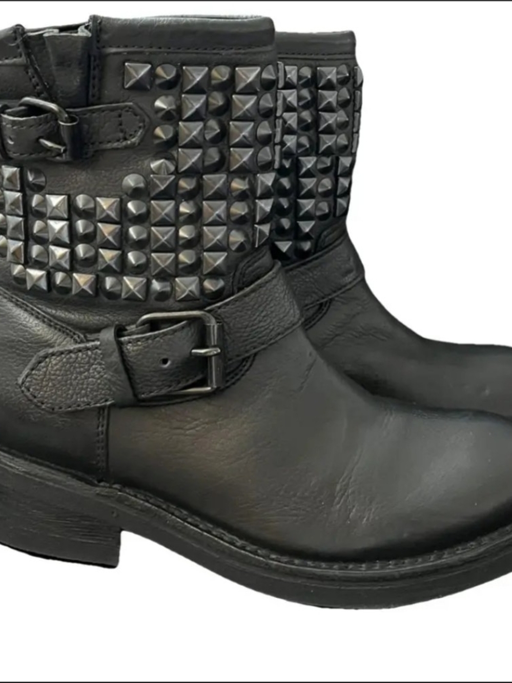 ASH Leather Biker Boot - Women